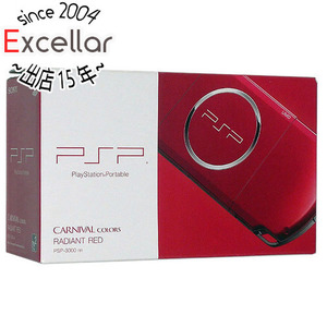 【中古】SONY PSP ラディアント・レッド PSP-3000 RR バッテリーなし 元箱あり [管理:1350002147]