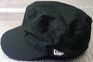 ▼NEW ERA WM-01 ワークキャップ ダックコットン 7 5/8 頭囲60.6cm ブラック系 