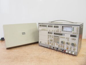 ☆【1T1126-32】 Anritsu アンリツ 無線機テスター MS555B8 100V ラジオコミュニケーションアナライザー ジャンク