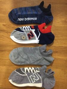 新品ニューバランスnew balance メンズソックス靴下4足セット1254