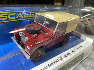 1/32 SCALEXTRIC C4493 Land Rover Series 1 - Poppy Red スロットカー