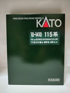 新品未走行 KATO 10-1410 115系 300番台 国鉄 カトー Nゲージ 鉄道模型 湘南色 カトー　4両 セット