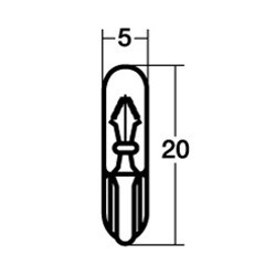 スタンレー(STANLEY) バイク メーター球 メーターポジション球 WB571 12V2.3W