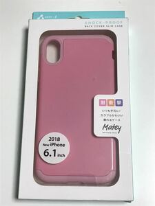 匿名送料込み iPhoneXR用 耐衝撃 カバー ケース ピンク色 桃色 カワイイ 新品未使用品 Apple iPhone10R アイホンXR/AH2