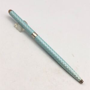 ★E11049/TIFFANY&Co. ティファニー/ボールペン/925 STERLING スターリング/ティファニーブルー/ツイスト式/筆記OK す