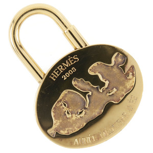 HERMES エルメス 2003 ANNEE MEDITERRANEE 地中海 カデナ 金メッキ ユニセックス【E150823004】中古