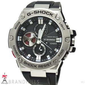 カシオ G-SHOCK 腕時計 G-STEEL ソーラー Bluetooth スマートフォンリンク SS ラバー GST-B100-1AJF CASIO 未使用品