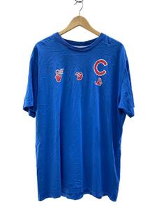 OFF-WHITE◆mib chicago cubs Tee/XXL/コットン/IDG/無地/OMAA027G21JER007