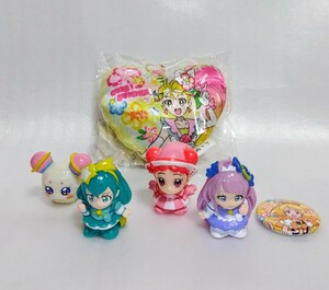 【アミューズメント品】ふたりはプリキュアソフビフィギュア&キーホルダーまとめ売り6点セット