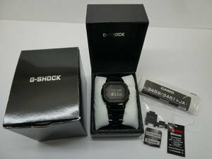 ☆CASIO Gショック フルメタル ブラック 電波ソーラー GMW-B5000GD-1JF