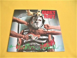 鮮LP. 英国盤. Quiet Riot. Condition Critical. 1984, 当時物美麗盤