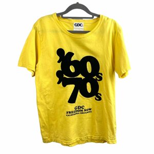 A362● GDC gdc●フロッキープリント　Tシャツ●Mサイズ