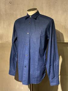 新品 未使用 FUJITO Standard Shirt フジト スタンダードシャツ ブルー WF1-S48 サイズ3 ブロードシャツ 