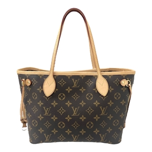 Louis Vuitton ルイヴィトン M40155 ネヴァーフルPM モノグラム ブラウン トート ハンドバッグ レディース