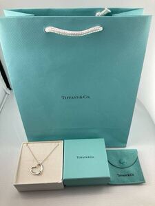 新品 TIFFANY&CO. ティファニー オープンハート ラージサイズ シルバー ネックレス 箱 巾着 紙袋 プレゼント ギフト 贈答用