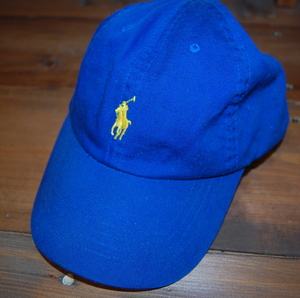 送料無料！ポロ ラルフローレン PONNY CAP ベースボール キャップ BLUE