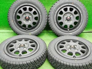 新品 ホイールタイヤ 4本 155/65R14 2024年製 ワイルドポーター クロステン ラジアル タイヤ ヨコハマ ジオランダー X-AT