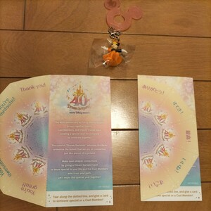 東京ディズニーリゾート40周年　非売品カード
