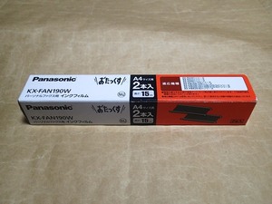 [ Panasonic 普通紙ファクス用インクフィルム KX-FAN190W ]