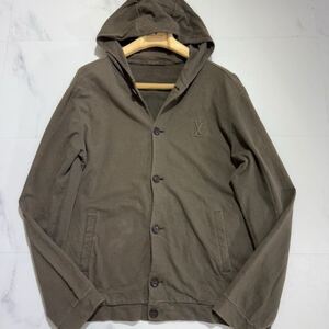 定価25万!!!極上カシミヤ!!!【ルイヴィトン LOUIS VITTON】極上の触り心地◎ 別格ウール◎ LVロゴ◎ パーカー XL