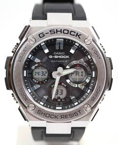 Y6189#◆中古品◆CASIO カシオ G-SHOCK G-STEEL 電波ソーラー GST-W110-1AJF