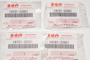 スズキ純正部品 14181-32G01 マフラーガスケット 20x27 4個セット Muffler gasket Genuine parts 送料込 4X-5053 レッツ4 レッツバレット 