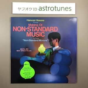 美盤 細野晴臣 Haruomi Hosono 1984年 12インチEPレコード Making Of Non-Standard Music 国内盤 限定リリース グロビュール