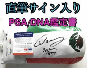 オスカー・デ・ラ・ホーヤ 直筆サイン入り グローブ PSA/DNA 鑑定書有り 検)井上尚弥 村田諒太 タイソン メイウェザー 金メダル 大谷翔平