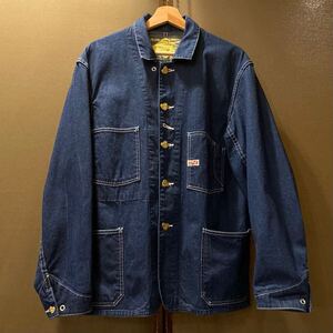 完売サイズ 美品 日本製 TCB jeans Cathartt Chore Coat 10oz 38 M キャットハート デニム カバーオール ジーンズ アメカジ ジャケット