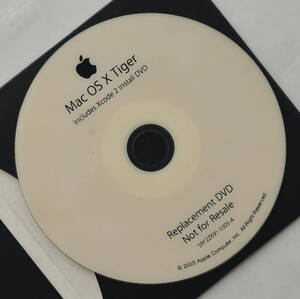 レア！Mac OS X10.4 Tiger 正規 リプレイス版 フルインストール DVD + 0SX10.4.11Combo Updata/0S9.2.2 Classic環境構築/QT7.6 