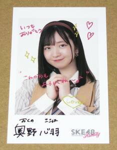 SKE48 奥野心羽 告白心拍数 チェキ風トレカ