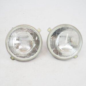 メーカー廃盤 未使用 ZXR750 純正ヘッドライト 丸目2灯 ヘッドランプ 89-90年 ZX750H headlight 2007-1209 23007-1208