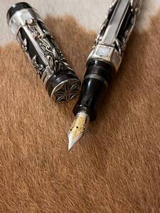 新品未使用 Montegrappa モンテグラッパ 万年筆 リミテッドエディション1997 APHRODITE アフロディーテ スターリングシルバー M 