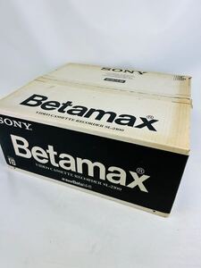 希少　未使用　SONY Beatmax SL-2100 ベータデッキ 当時物