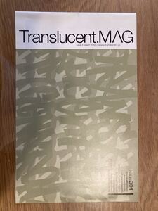 Translucent.MAG Issue 001 / アート系フリーペーパー2002年発行、サイエレントポエツ、小室姿子