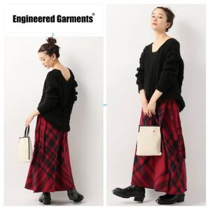 FWK BY ENGINEERED GARMENTS エンジニアードガーメンツ　チェックスカート タータンチェックラップスカート　マキシ　ロング 201017