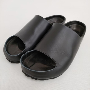 PETROSOLAUM 81135-PO Wrap 1 Piece Sandal 定価61600円 サイズ37 レザー サンダル 24SS ブラック ペテロオラウム 4-0503S 238692