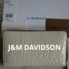 J&M DAVIDSON 長財布 白型押し