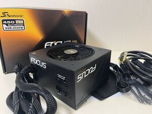 Seasonic FOCUS 450 Gold SSR-450FM 450W 80PLUS GOLD認証 ATX電源ユニット