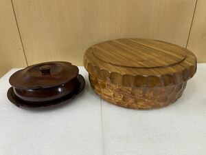 RM7229 WOOD CRAFT 天然木 菓子盆 菓子器 0224