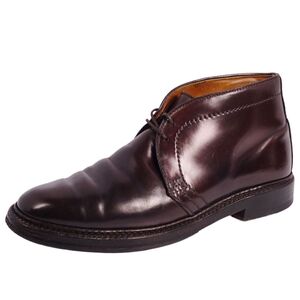 オールデン Alden UNITED ARROWS ブーツ チャッカブーツ 1339 コードバン USA製 シューズ メンズ 7.5(25.5cm) ブラウン ce01oe-rm10e28709