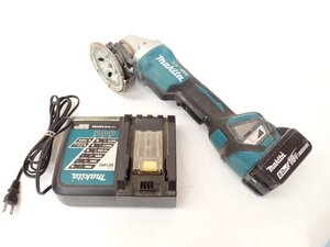 makita マキタ 充電式ディスクグラインダ GA418D バッテリー/充電器付き □ 7050D-3