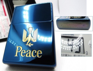 ピース Peace ソリッドチタニウム Solid Titanium ソリッドチタン zippo ジッポ 2001年 未使用