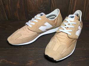 ★new balance ニューバランス クラシック CM320 ベージュ×白 28.0cm 美品 Used 検 Cross Country クロスカントリー CM355