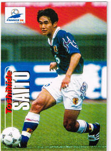 1998 PANINI WORLD CUP #107 日本代表 清水エスパルス 斉藤俊秀 パニーニ フランスワールドカップ