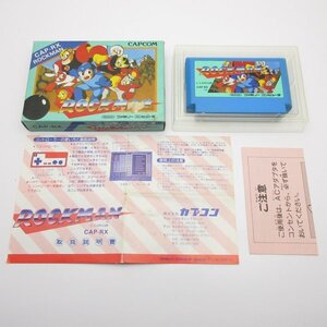 ★何点でも送料１８５円★ ロックマン 1 初代 ROCK MAN MEGAMAN 箱・説明書 K2 ファミコン ソフト 即発送 FC 動作確認済み