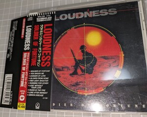 日本盤 帯付 LOUDNESS 　ラウドネス（Vocal　Mike Vesceraマイク・ヴェセーラ） 「 Soldier Of Fortune」（1989年）WPCL258