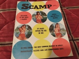 SCAMP 1962年8月号　アメリカ　ポルノ雑誌　エロス　　