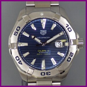 ☆1円 TAG Heuer/タグホイヤー アクアレーサー WAY2012 BA0927 自動巻き腕時計/300m防水/付属品あり/ダイバーズウォッチ&0474200053