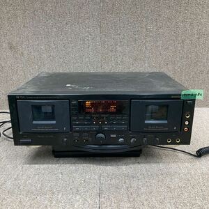 MYM6-186 激安 カセットデッキ TOA STEREO DOUBLE CASSETTE DECK FD-20 通電OK 中古現状品 ※3回再出品で処分